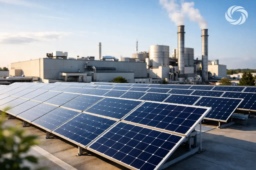 Primer solarne elektrane za fabriku