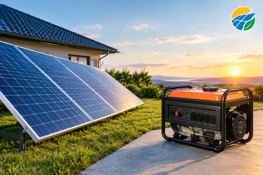 Solarni paneli ili agregat za sigurnu energiju